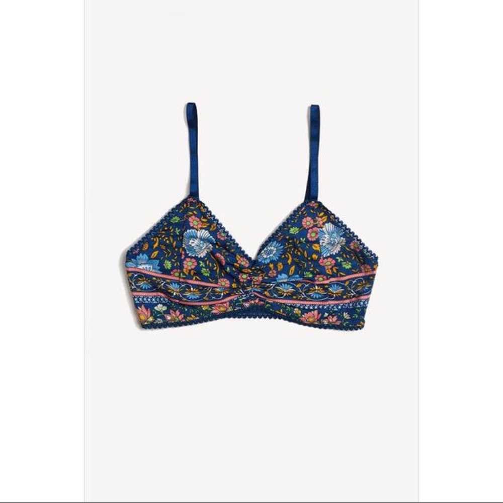 Spell Folktown Bralette Navy